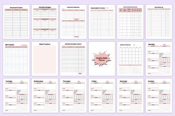 2025 Adult ADHD Planner for Canva Kdp - digibai