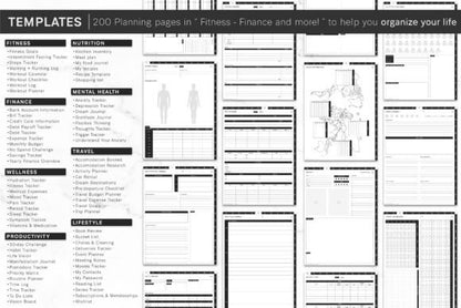 2025 Bundle Digital Planner, Goodnotes - digibai