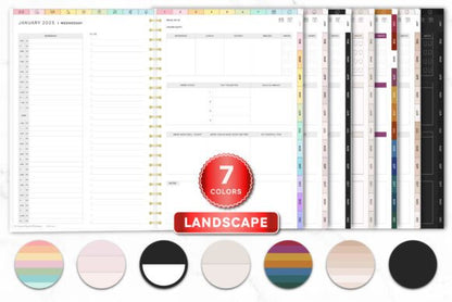 2025 Bundle Digital Planner, Goodnotes - digibai