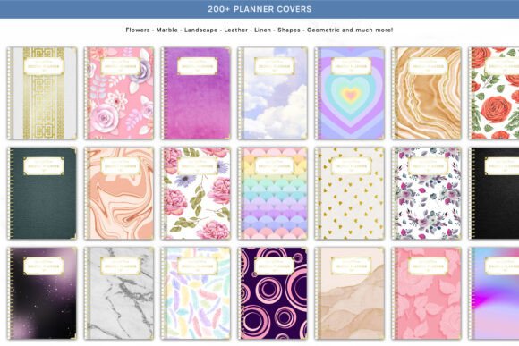 2025 Bundle Digital Planner, Goodnotes - digibai