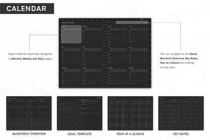 2025 Bundle Digital Planner, Goodnotes - digibai