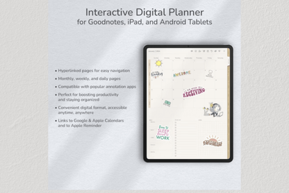 2025 Digital Planner Goodnotes Xodo - digibai