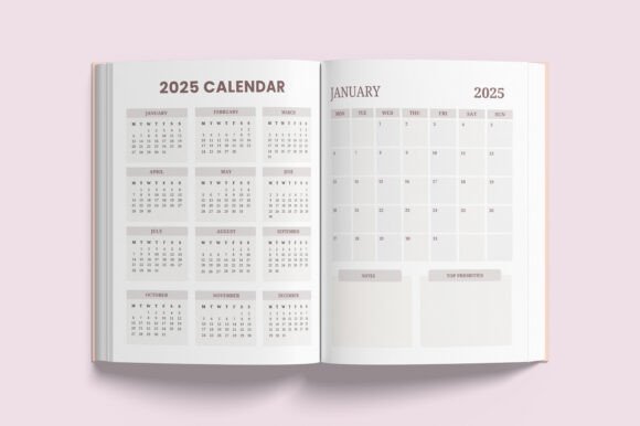 2025 Planner 365 Days - digibai