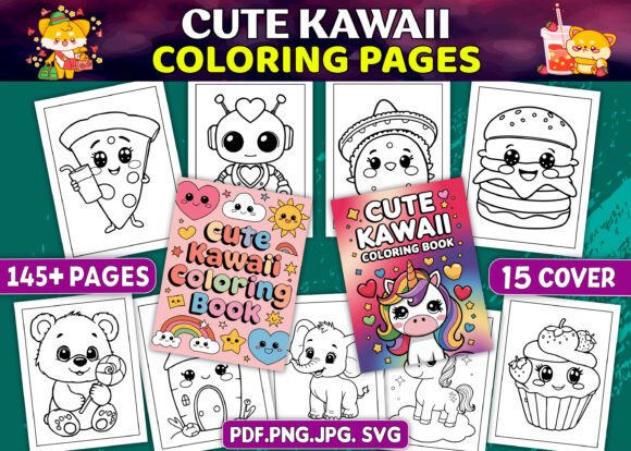 Bold and Easy Bundle Coloring Book Pages for Kids and Adults