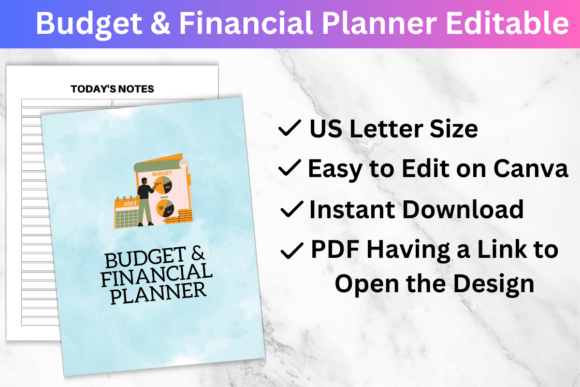 Budget & Financial Planner Editable - digibai