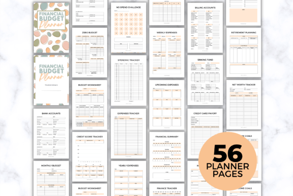 Budget Planner - Printable - digibai