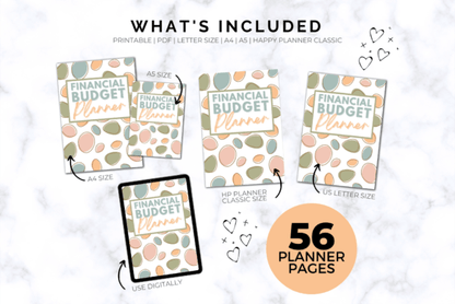 Budget Planner - Printable - digibai