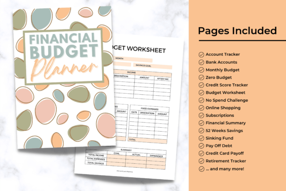 Budget Planner - Printable - digibai