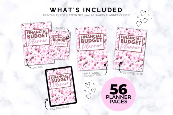 Budget Planner - Printable - digibai