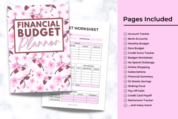 Budget Planner - Printable - digibai