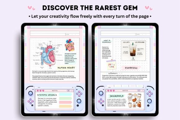 Digital Notebook Hyperlinked for Goodnotes