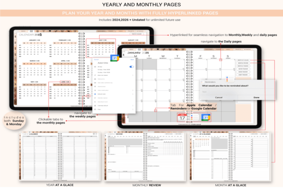 Digital Planner 2025-2026  Undated