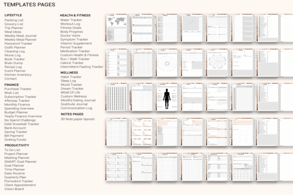 Digital Planner 2025-2026  Undated