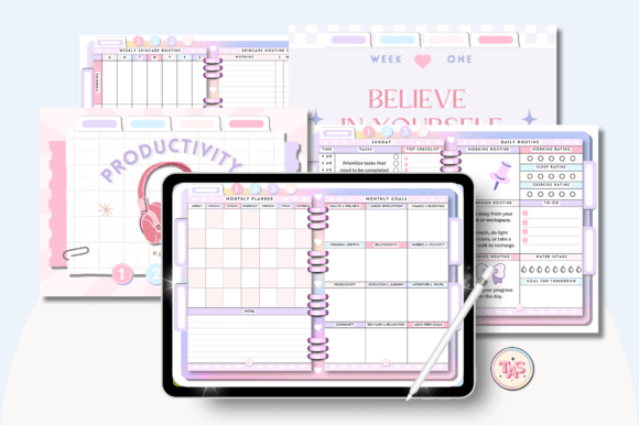 PLR Resell Digital Planner for Canva