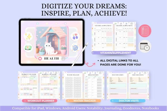 Undated Digital Planner 2025