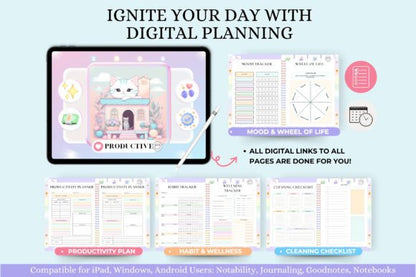 Undated Digital Planner 2025